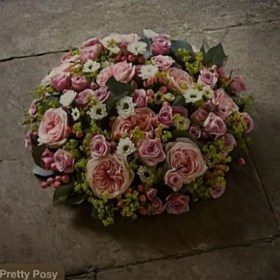 pretty posy funeral Flower